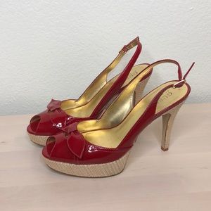 Red Guess shoes/ heels